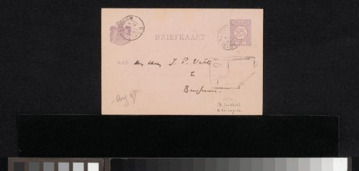 Postcard to Jan Veth