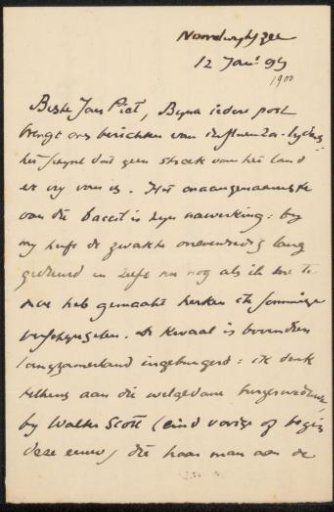 Letter to Jan Veth