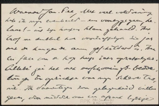 Letter to Jan Veth
