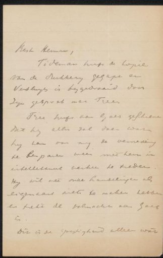 Letter to Herman Gorter