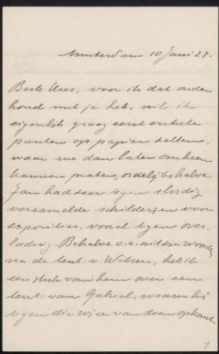 Letter to Cornelis Gerardus 't Hooft
