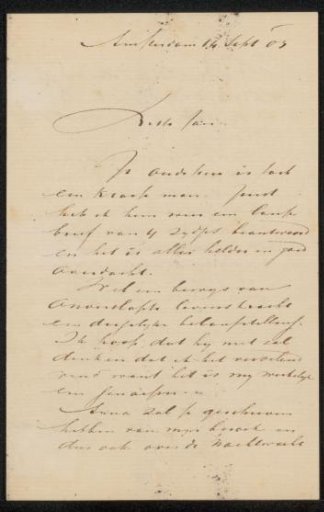 Letter to Jan Veth