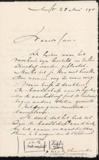 Letter to Jan Veth