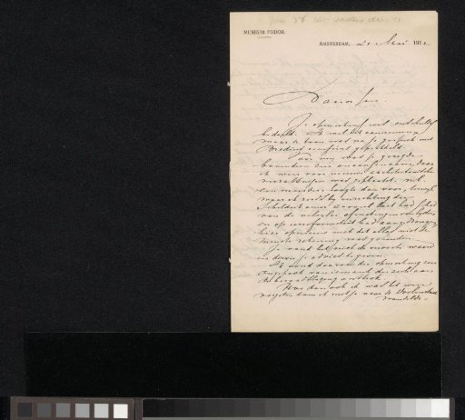 Letter to Jan Veth