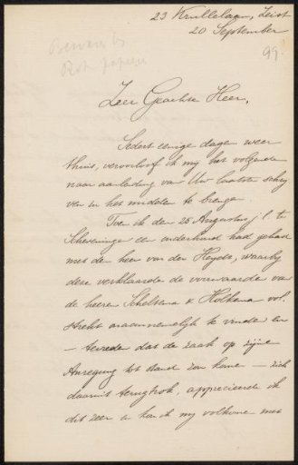 Letter to Jan Veth