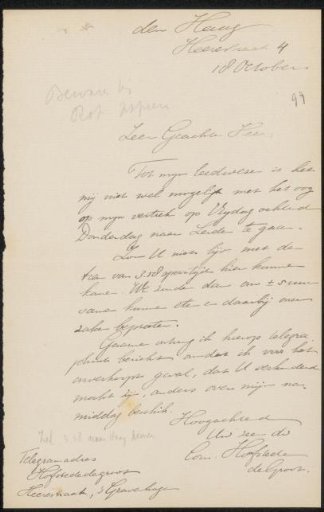 Letter to Jan Veth