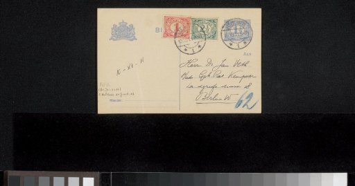 Postcard to Jan Veth
