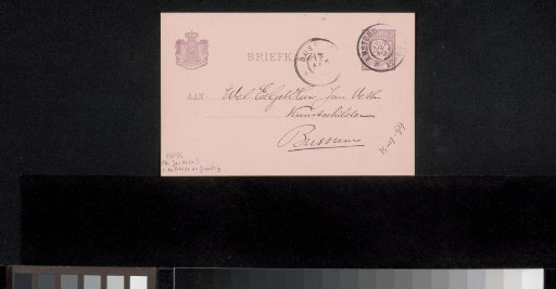 Postcard to Jan Veth