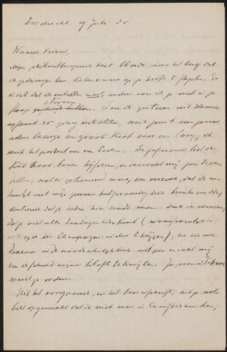 Letter to Jan Veth