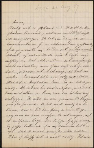 Letter to Jan Veth