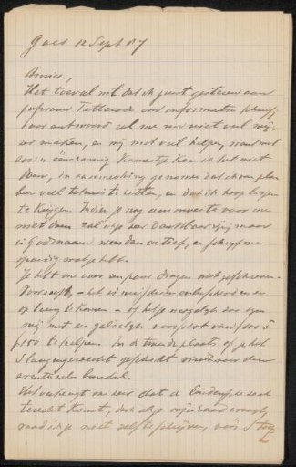 Letter to Jan Veth