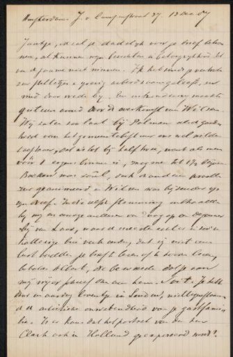 Letter to Jan Veth