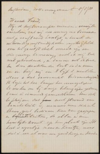 Letter to Jan Veth