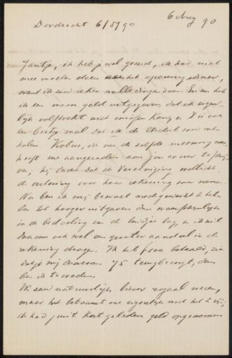Letter to Jan Veth