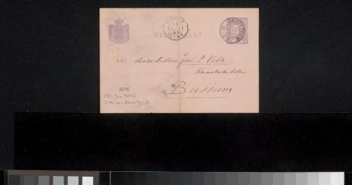 Postcard to Jan Veth