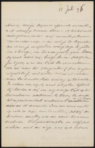Letter to Jan Veth