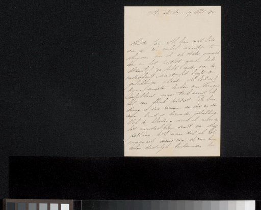 Letter to Jan Veth