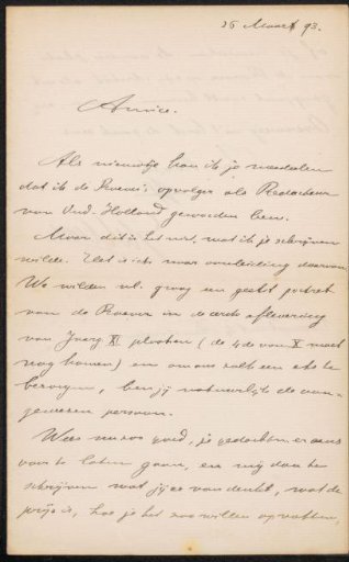 Letter to Jan Veth