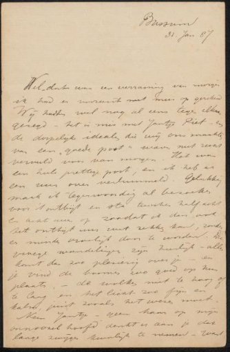 Letter to Jan Veth