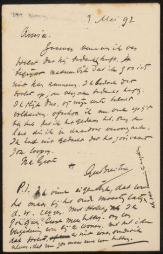 Letter to Jan Veth