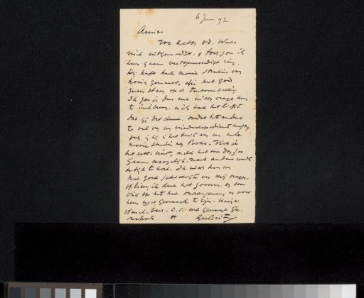 Letter to Jan Veth