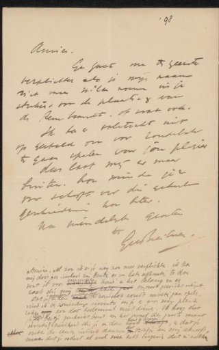 Letter to Jan Veth