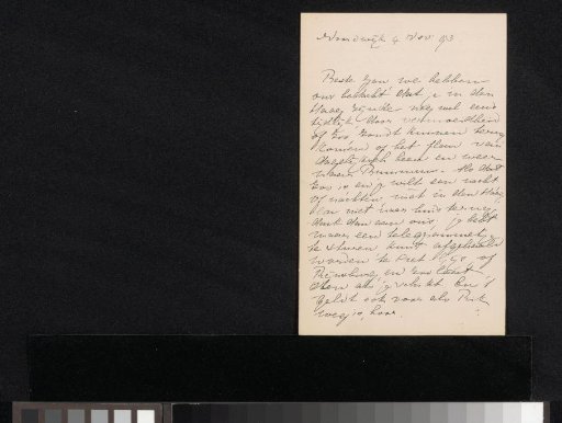 Letter to Jan Veth