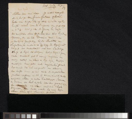 Letter to Jan Veth