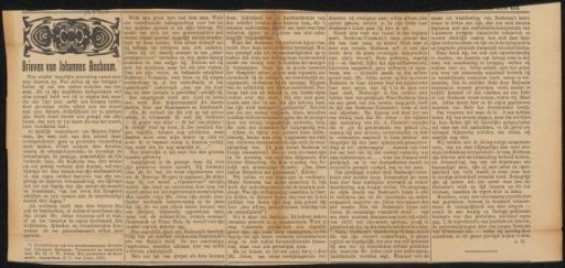 Newspaper Clipping from the Jan Veth Archive