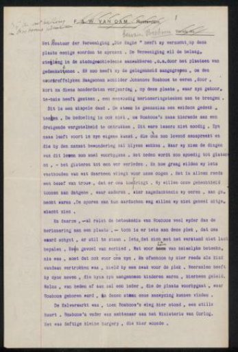 Document from the Jan Veth archive