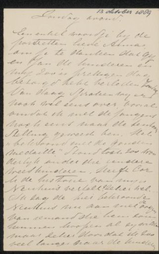 Letter to Anna Dorothea Dirks
