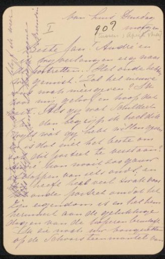 Letter to Jan Veth