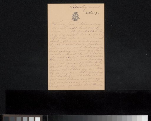 Letter to Jan Veth