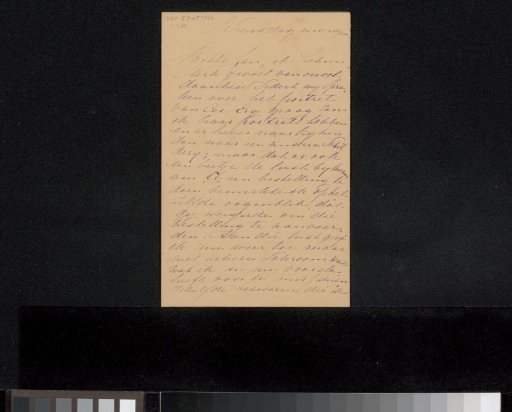 Letter to Jan Veth
