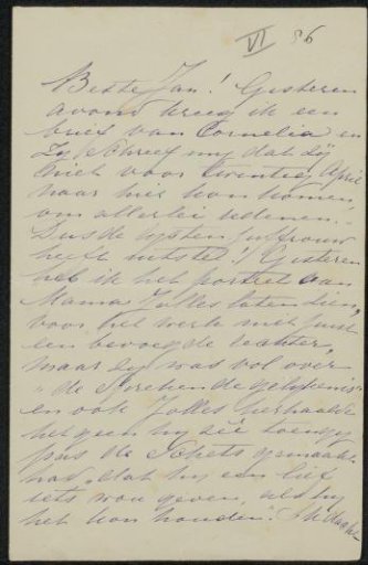 Letter to Jan Veth