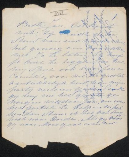 Letter to Jan Veth