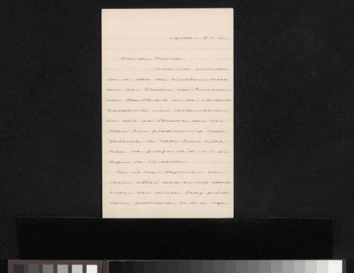 Letter to Jan Veth