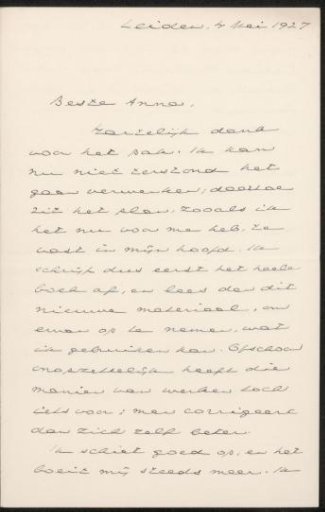 Letter to Anna Dorothea Dirks