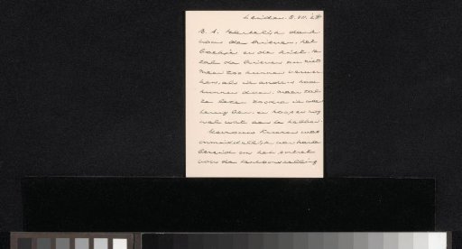 Letter to Anna Dorothea Dirks