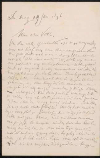 Letter to Jan Veth
