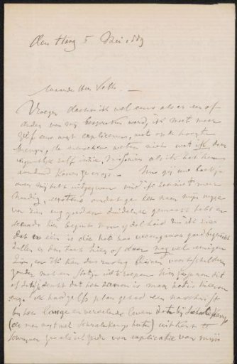 Letter to Jan Veth