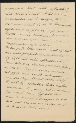 Letter to Jan Veth