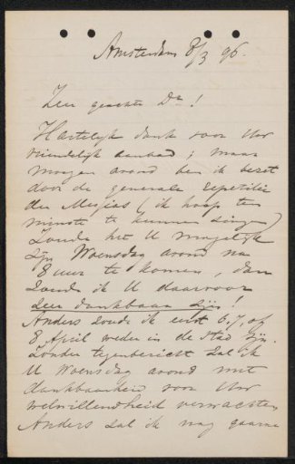 Letter to C.C. Delprat