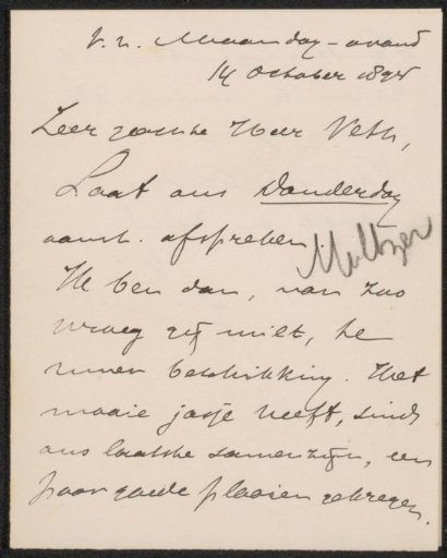Letter to Jan Veth