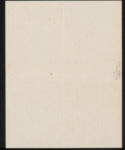 Letter to Etha Fles