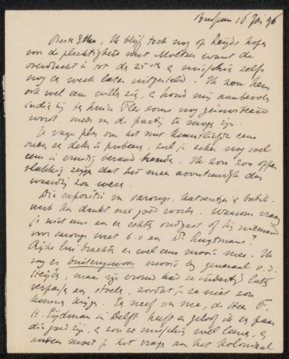 Letter to Etha Fles