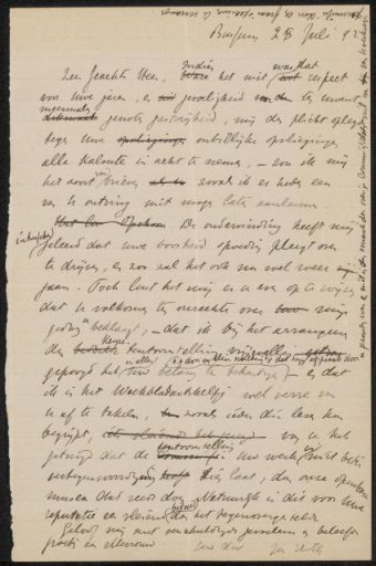 Letter to Paul Joseph Constantin Gabriël