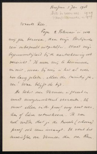 Letter to Cornelis Gerardus 't Hooft