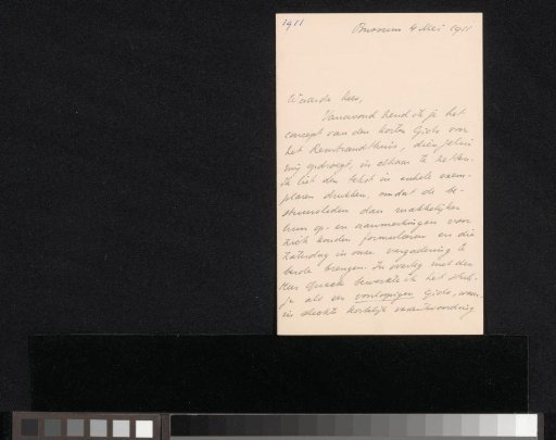Letter to Cornelis Gerardus 't Hooft