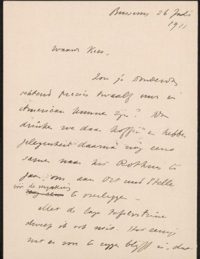 Letter to Cornelis Gerdus 't Hooft